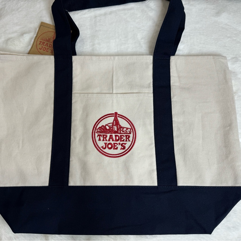 NWT Trader Joe's large tote bag